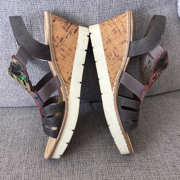 Rieker sling back platform sandal women’s size 41 - Picture 5 of 7